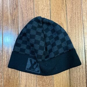 Men’s Louis Vuitton Damier Beanie - OS